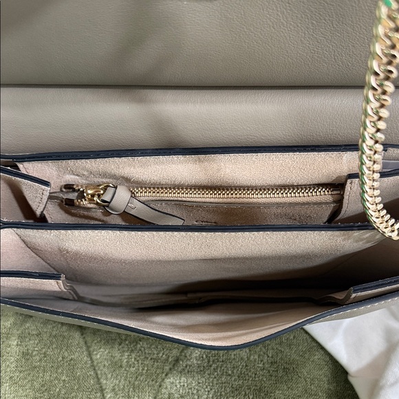 Chloe Taupe Leather and Suede Shoulder Bag - Picture 3 of 3